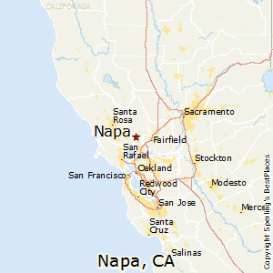 Napa,California Map