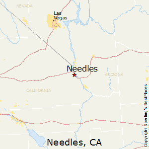Needles,California Map