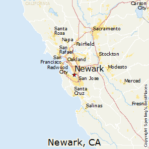 Newark,California Map