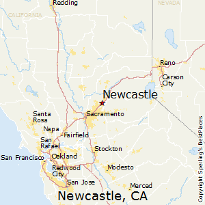 Newcastle,California Map