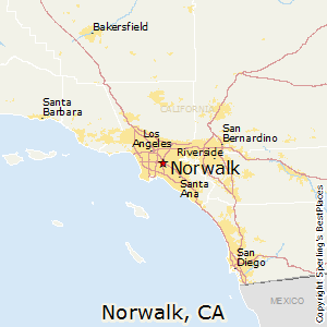 Norwalk,California Map
