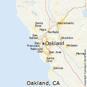 Oakland,California Map