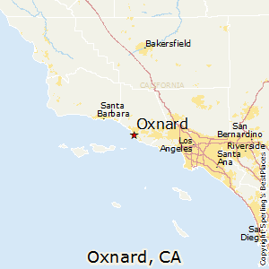 Oxnard,California Map