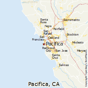 Pacifica,California Map