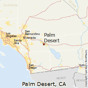 Palm_Desert,California Map