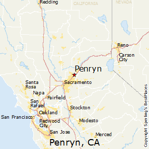 Penryn,California Map