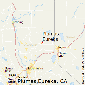 Plumas_Eureka,California Map