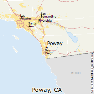 Poway,California Map