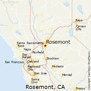 Rosemont,California Map