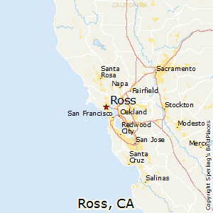 Ross,California Map
