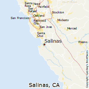 Salinas,California Map