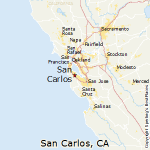 San_Carlos,California Map