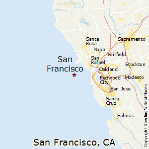 San_Francisco,California Map