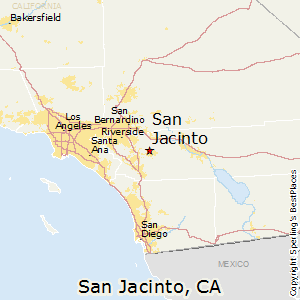 San_Jacinto,California Map