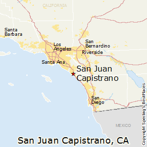 Where Is San Juan Capistrano California What County Is San Juan