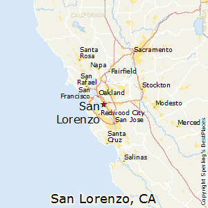 San_Lorenzo,California Map