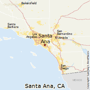 Santa_Ana,California Map