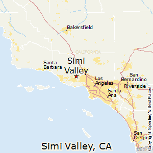Simi_Valley,California Map