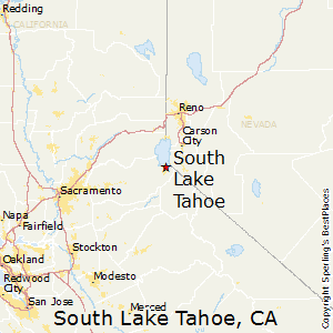 South_Lake_Tahoe,California Map