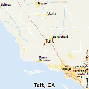 Taft,California Map