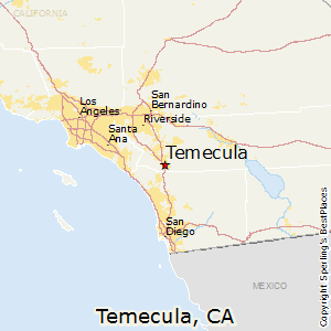 Temecula,California Map