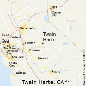 Twain_Harte,California Map