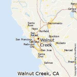 Walnut_Creek,California Map
