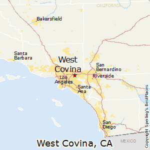West_Covina,California Map