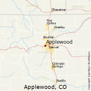 Applewood,Colorado Map