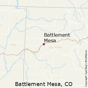Battlement_Mesa,Colorado Map
