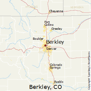Berkley,Colorado Map