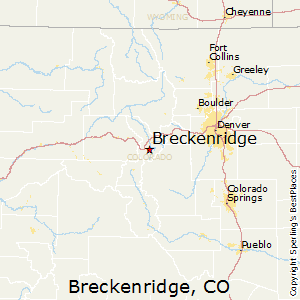 Breckenridge,Colorado Map