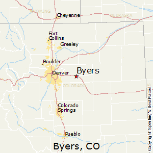 Byers,Colorado Map
