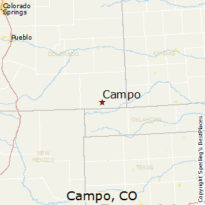 Campo,Colorado Map