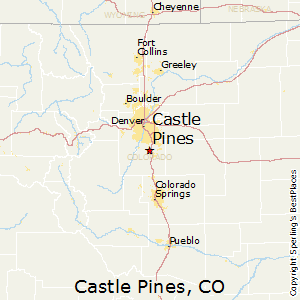 Castle_Pines,Colorado Map