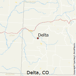 Delta,Colorado Map