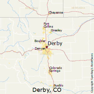 Derby,Colorado Map