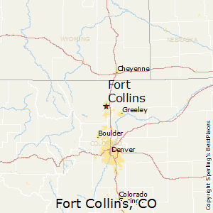 Fort_Collins,Colorado Map