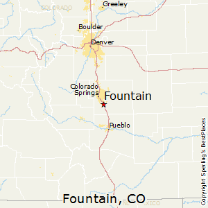 Fountain,Colorado Map