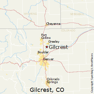 Gilcrest,Colorado Map