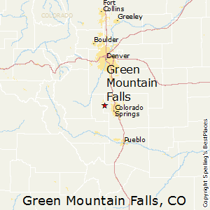 Green_Mountain_Falls,Colorado Map