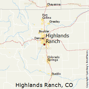 Highlands_Ranch,Colorado Map