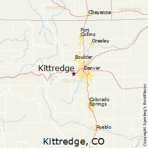 Kittredge,Colorado Map
