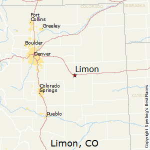 Limon,Colorado Map