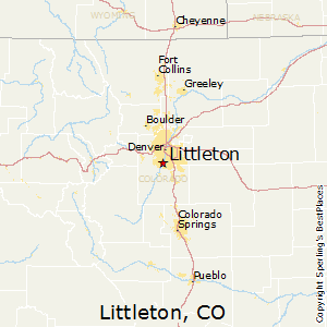 Littleton,Colorado Map