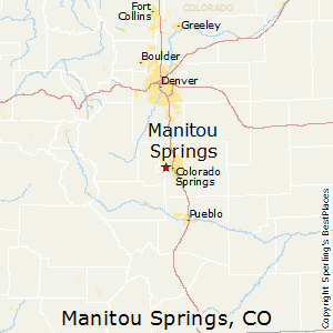 Manitou_Springs,Colorado Map