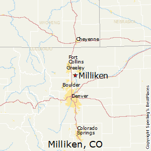 Milliken,Colorado Map