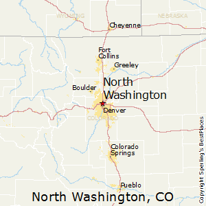North_Washington,Colorado Map