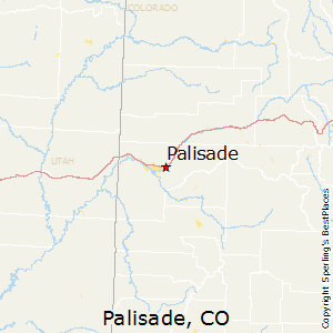 Palisade,Colorado Map