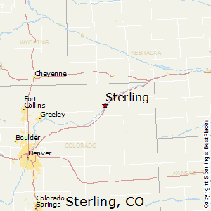 Sterling,Colorado Map